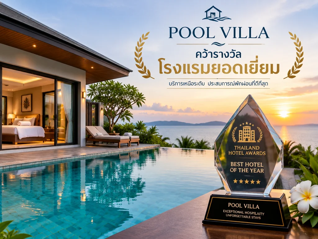 คว้ารางวัลโรงแรมยอดเยี่ยม